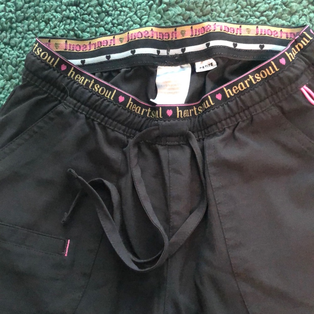 Black scrub bottoms